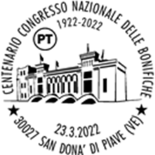 Centenario del Congresso regionale veneto delle bonifiche – Annullo postale speciale