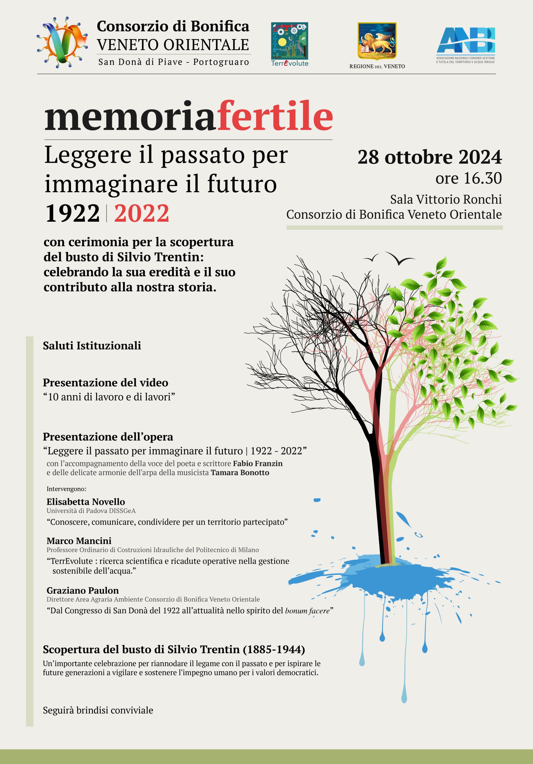 Memoria fertile – 28 ottobre 2024